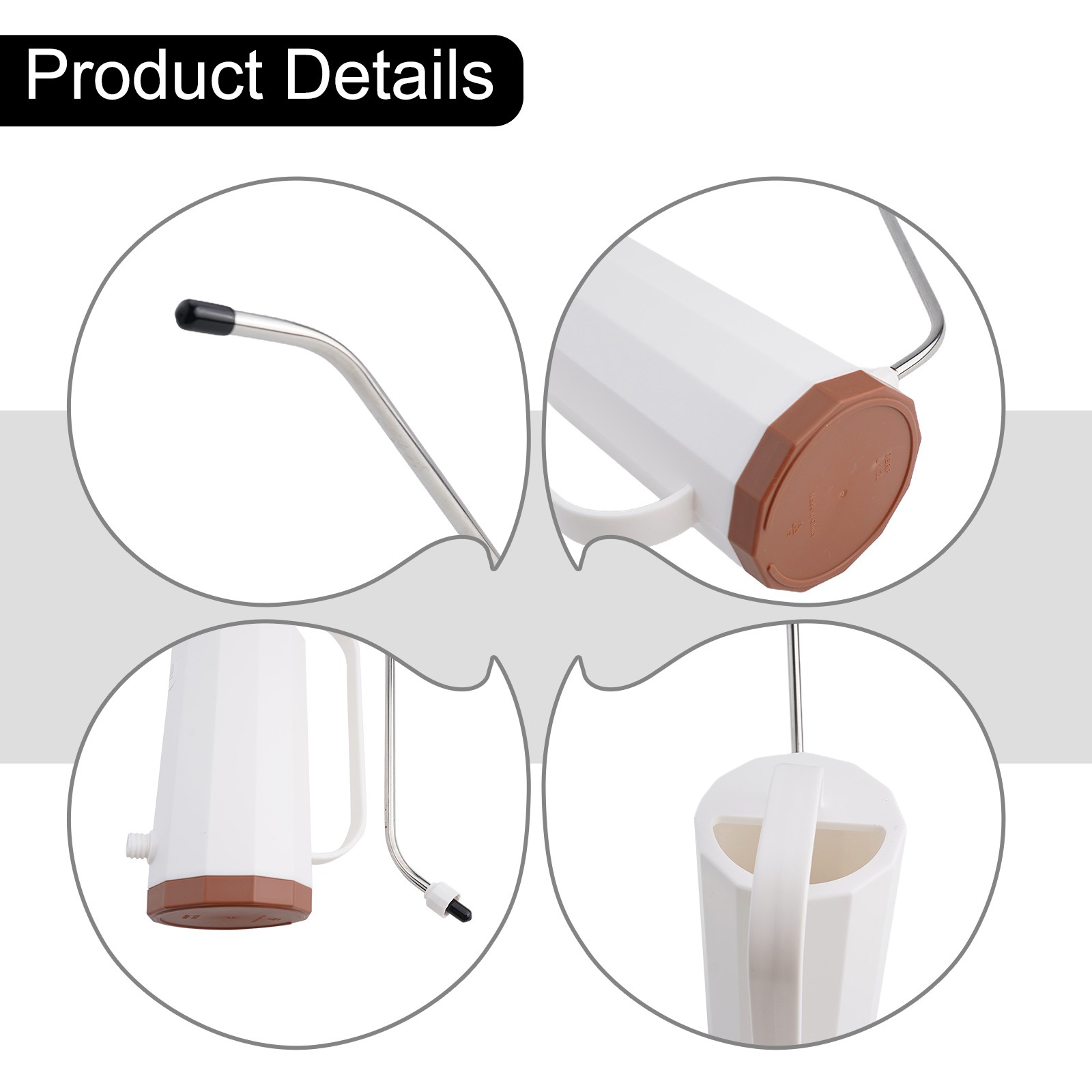 1 2L Long Spout Watering Can for Garden Plant Sprinkling Indoors Outdoors - Bild 28 von 48