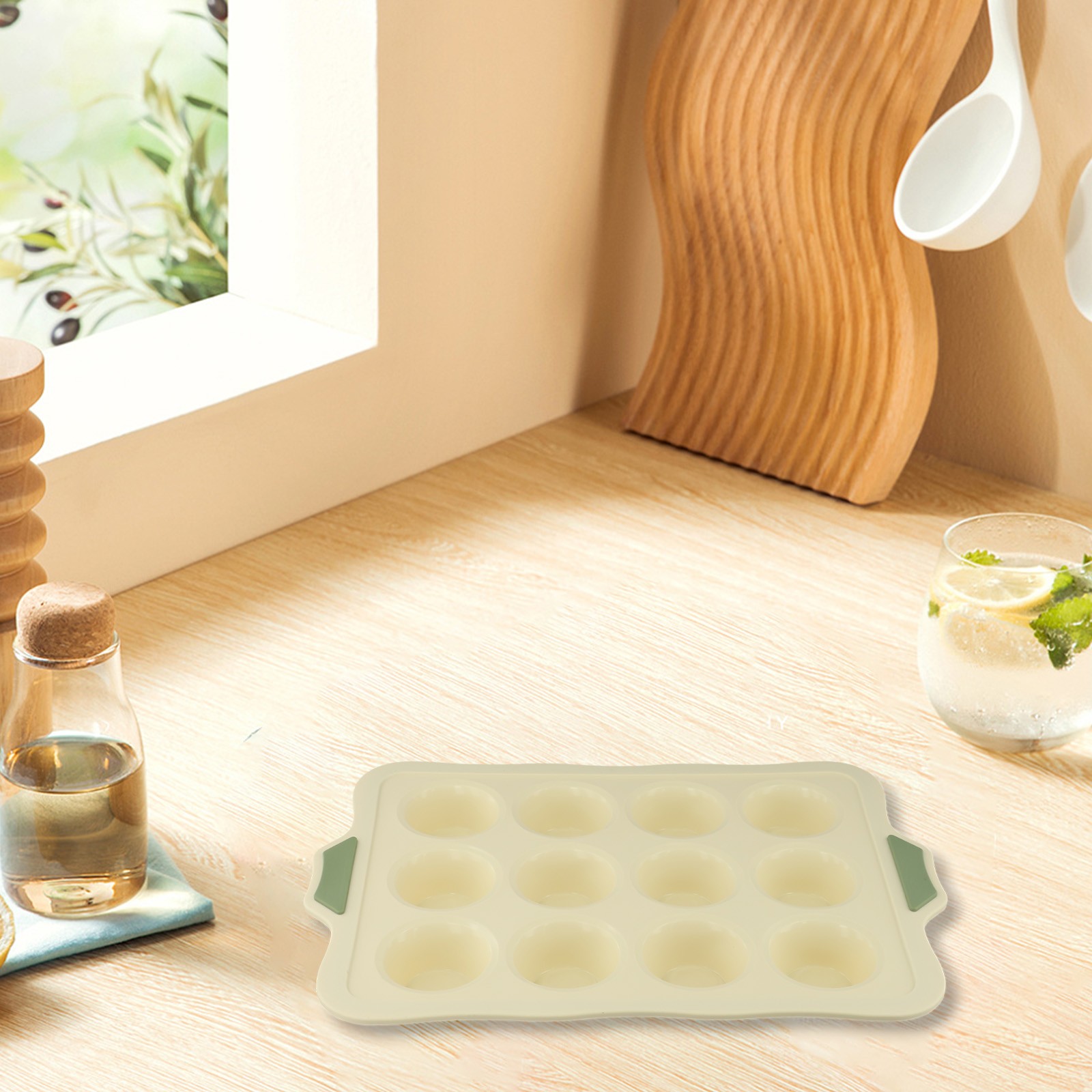 Easy Release Silicone Mini Muffin Pan 8712 Non Stick Cups Annoying for Baking
