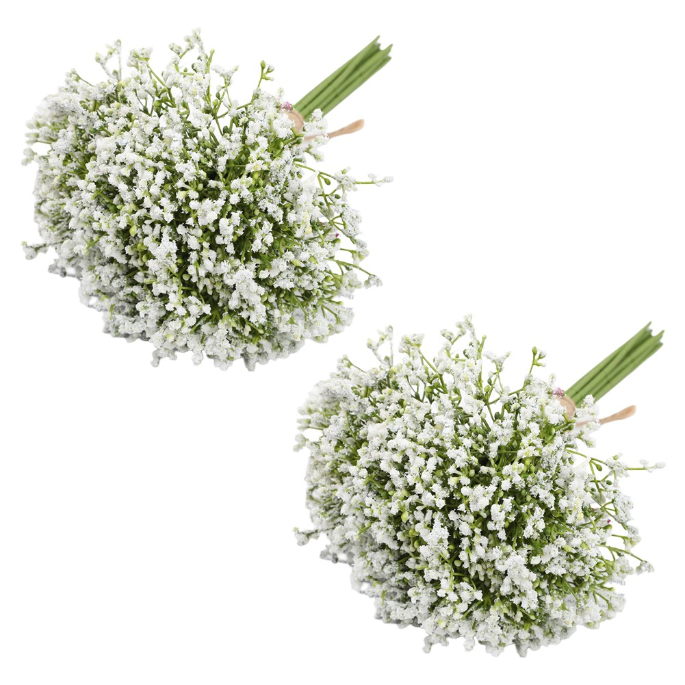 Gorgeous Gypsophila Artificial Flowers Bundle of 32 Pcs in Bright Colors