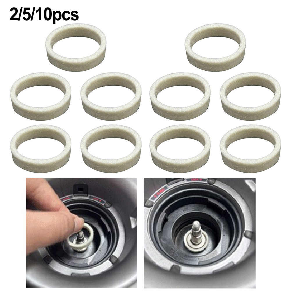 Wollringdichtung Kompatibel Mit Breville 870/878/880 – Stoßdämpfer & Filter – 2 Stück Hellgelb