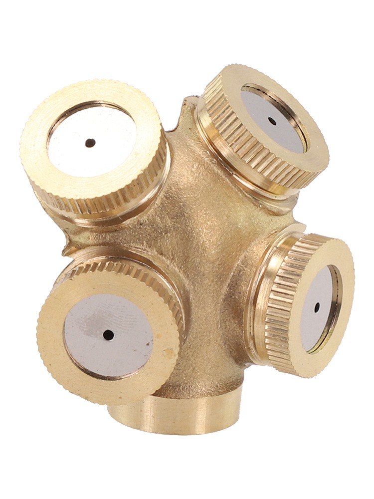 Ugello nebulizzatore spray ottone dorato per irrigazione irrigatori giardino efficaci - Foto 38 di 43
