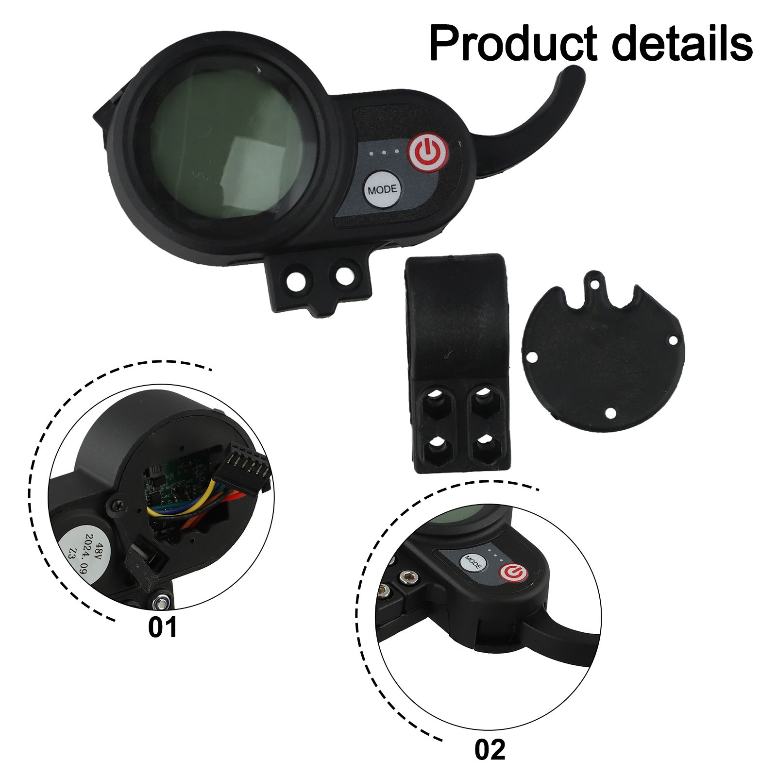 как выглядит 6 Pin Accelerator With LCD Display For JP Electric Scooter Voltage Range фото