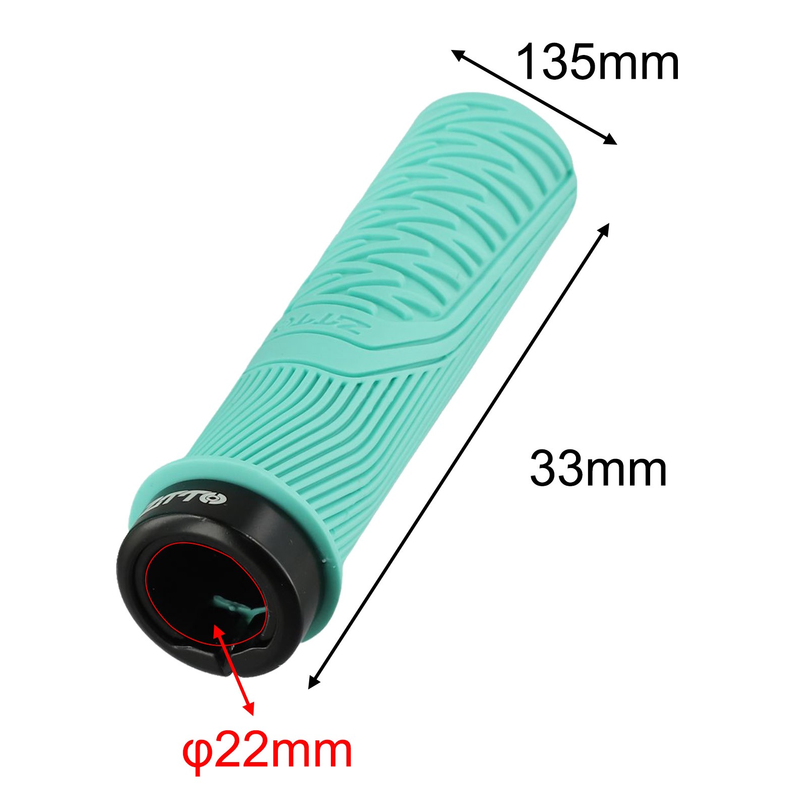 Mountain Bike Handlebar Grip Set vendre Soft Material for Comfort Riding 22 2mm