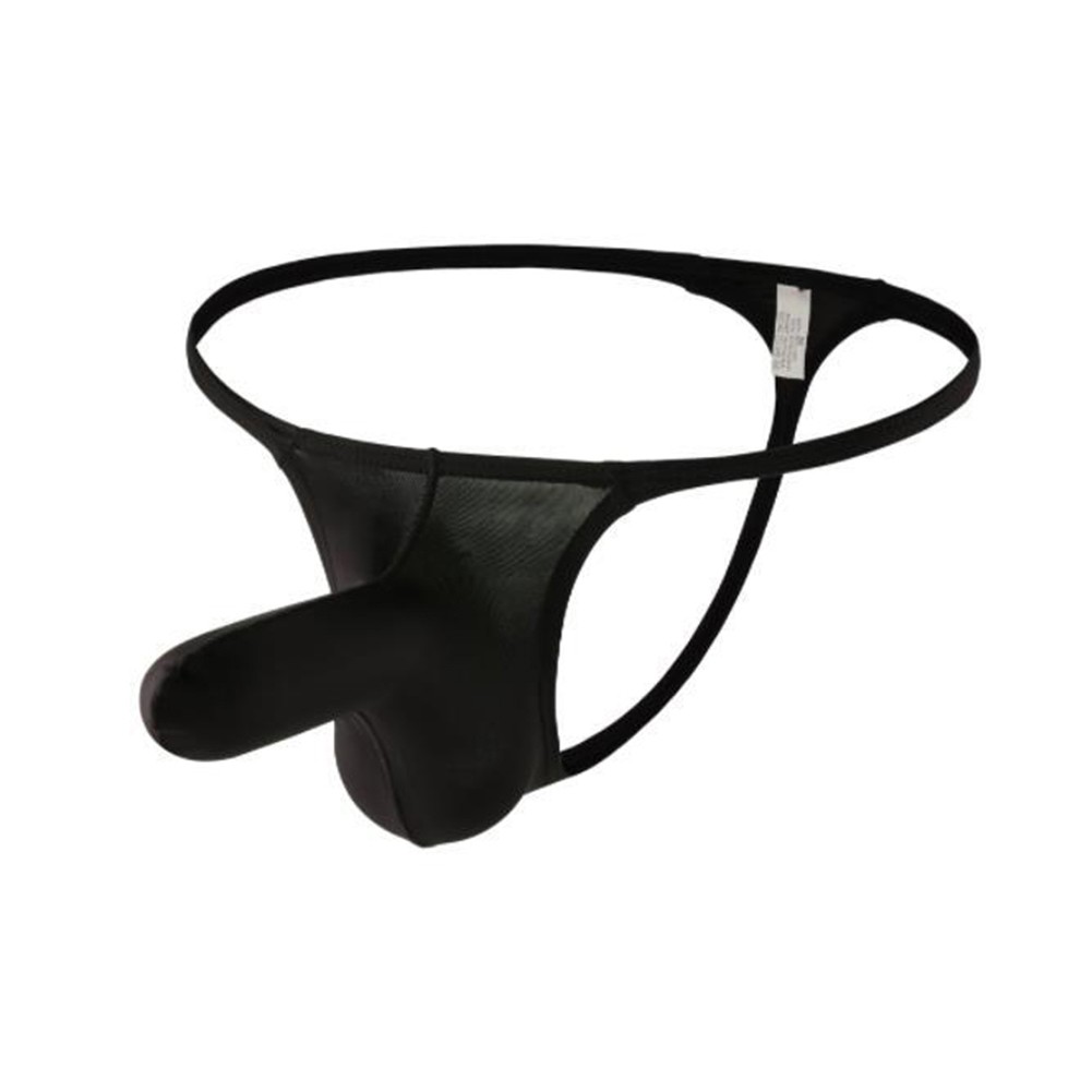 Comfortable Men's G String Underwear Low Waist with Elephant Nose Design