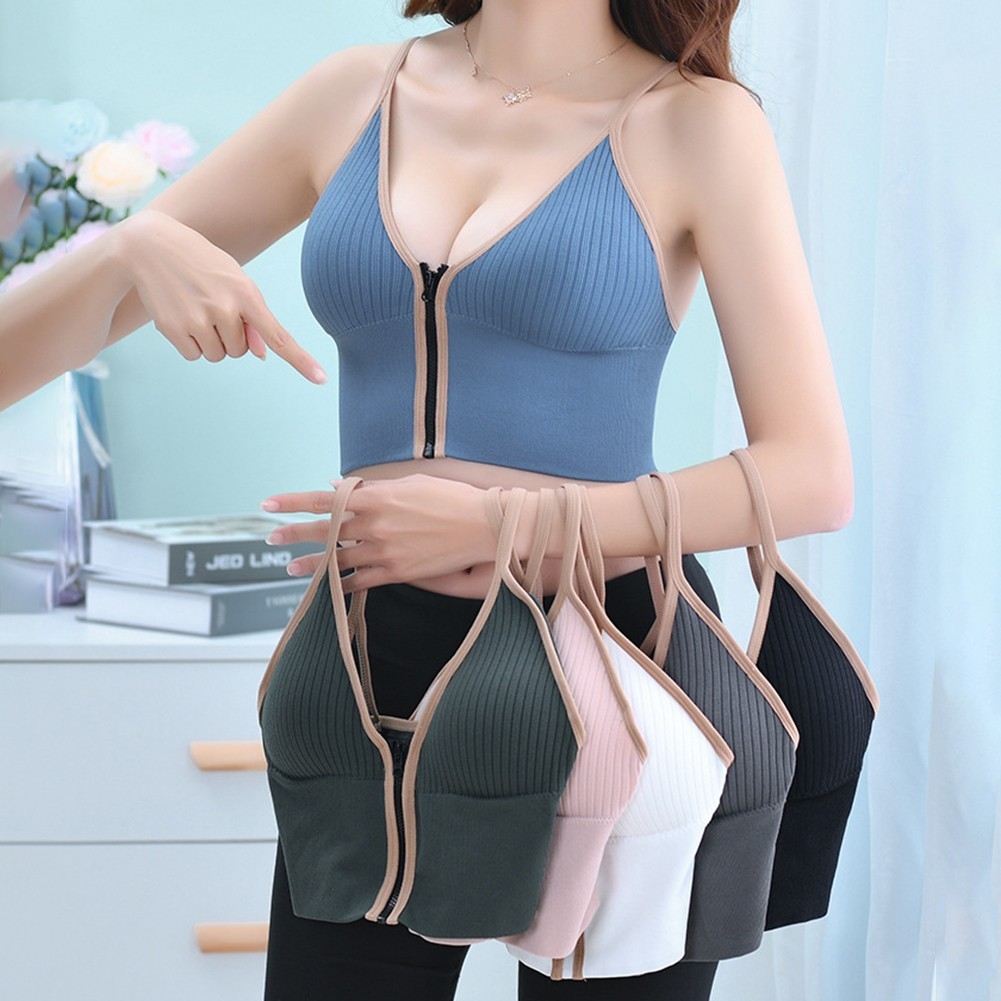 Functional Seamless Womens Camisole with Adjustable Fit and Zipper Closure - Picture 26 of 33