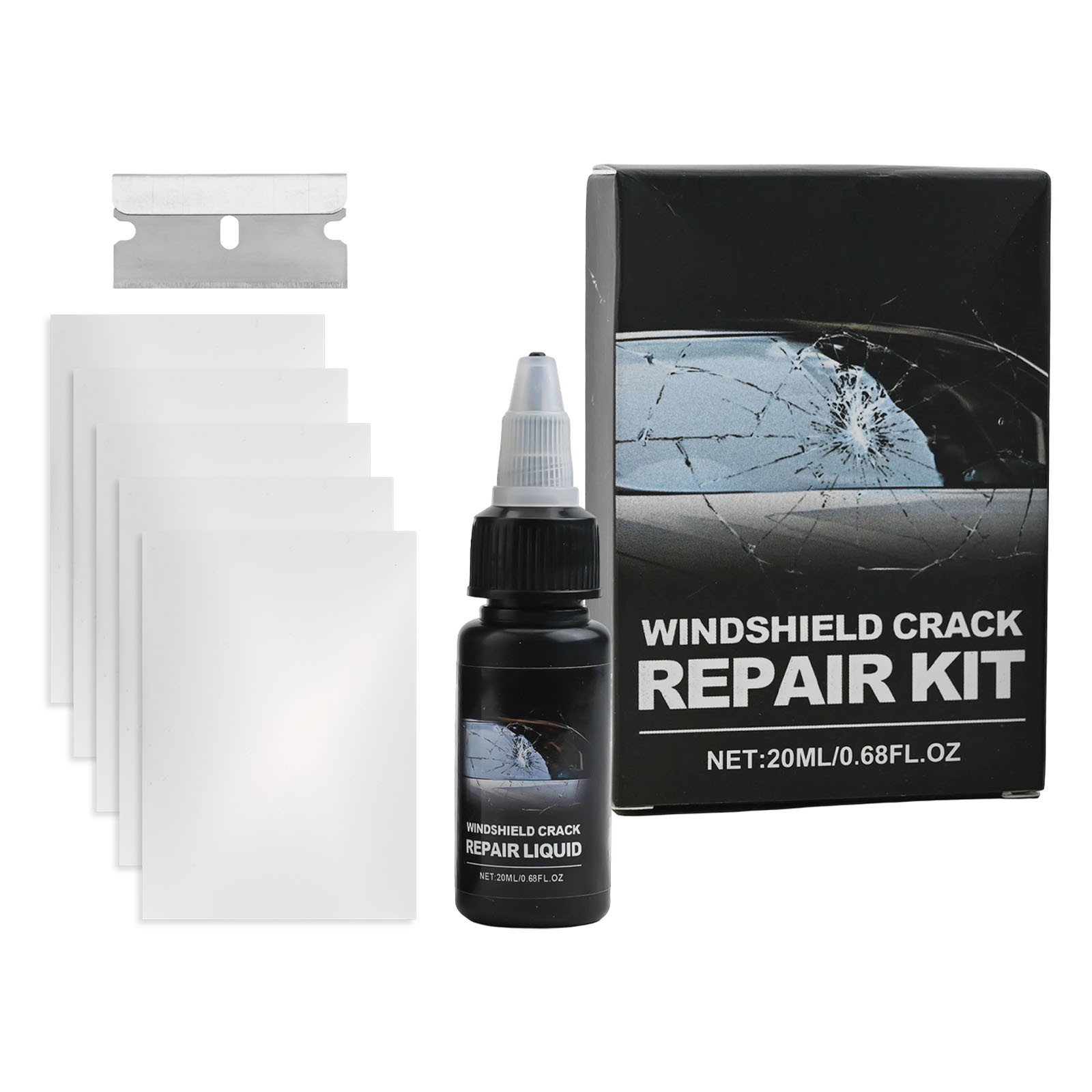 Innovative Windshield Crack Repair Solution with Comprehensive Features