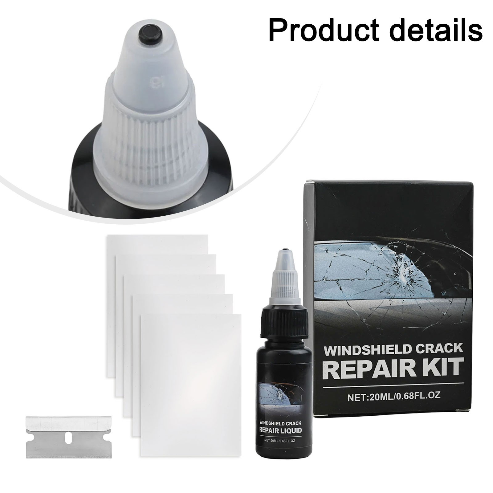 Innovative Windshield Crack Repair Solution with Comprehensive Features