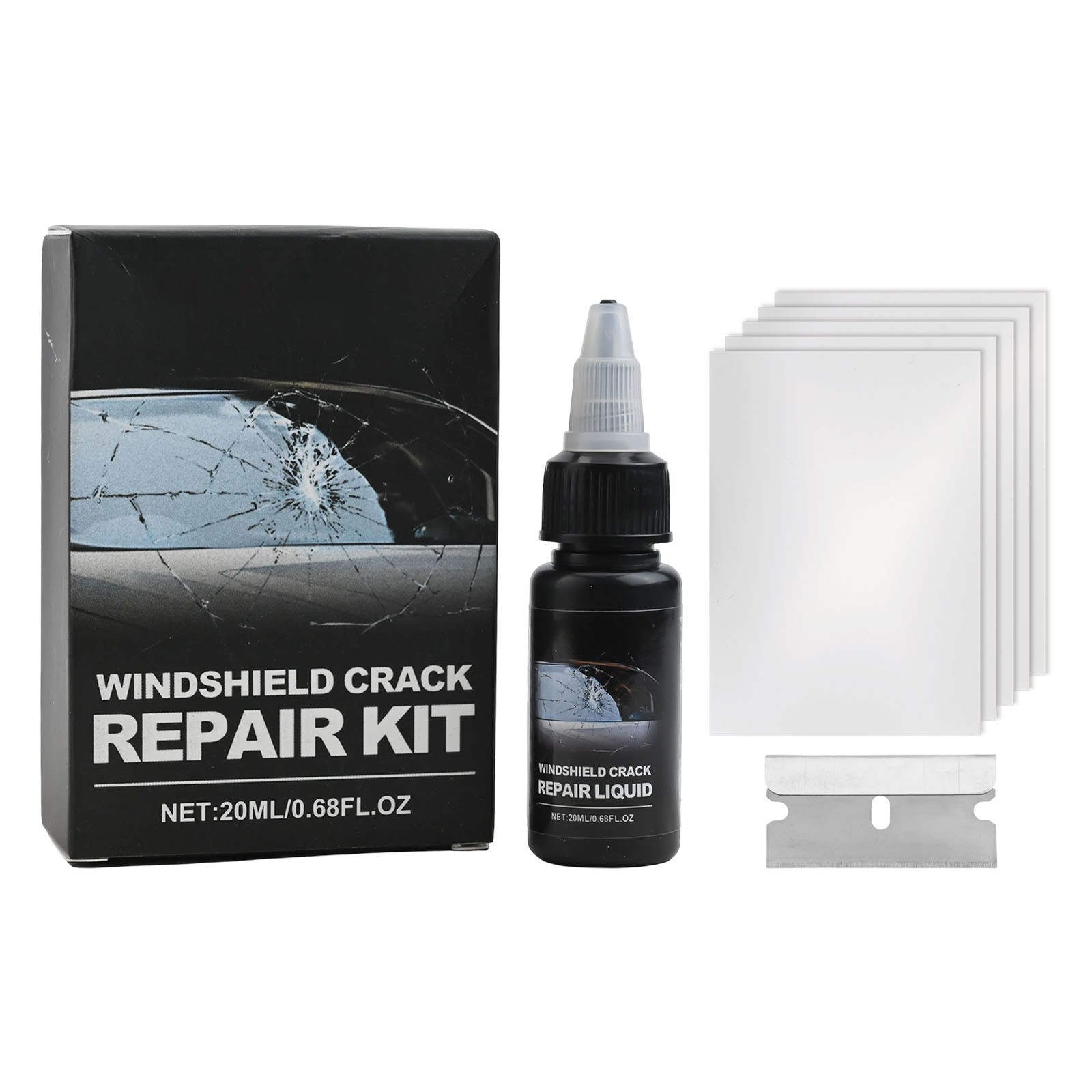Innovative Windshield Crack Repair Solution with Comprehensive Features