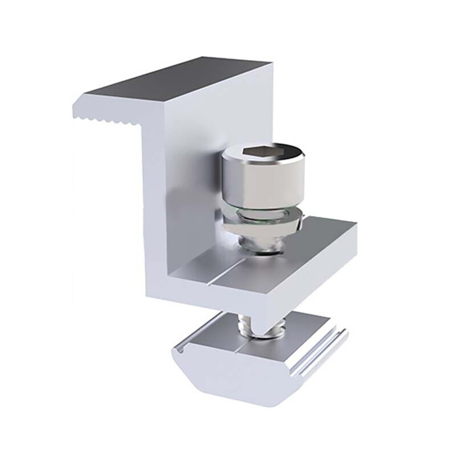 Support de montage amélioration de lhabitat argent collections style Z extrémité alumini