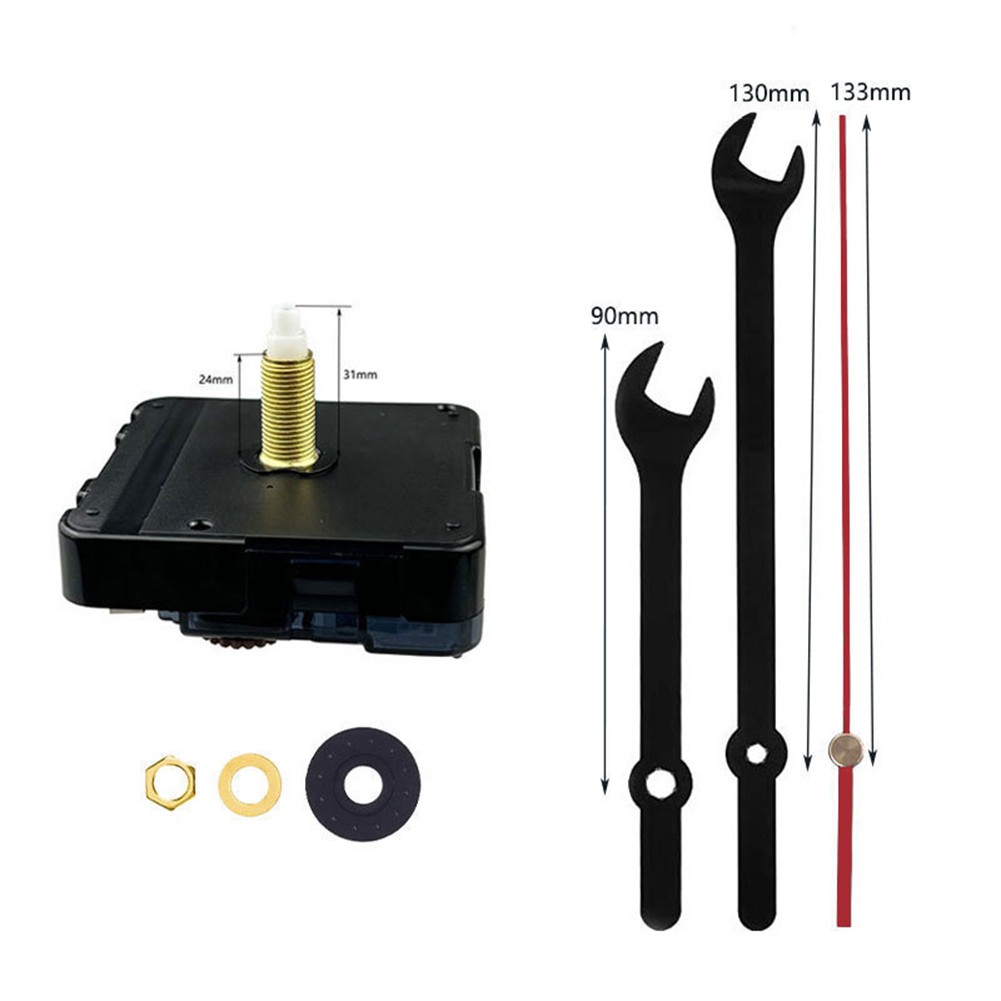 Wall Clock Movement Mechanism Kit Battery Operated DIY Repair Replacement Parts-image