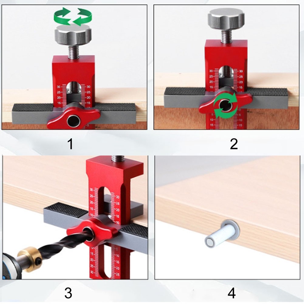 Adjustable Installation Jig for Cabinet Doors with Aluminum Alloy Build - Picture 38 of 47