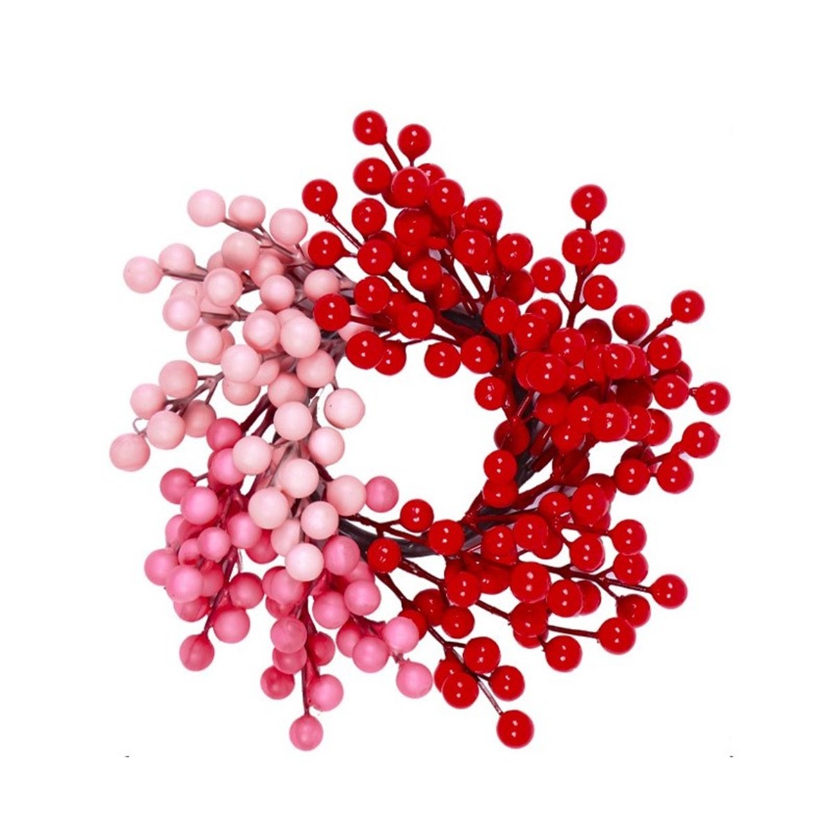 Festive Round Berry Wreath for Home Decoration Lightweight and Easy to Hang - Picture 15 of 20