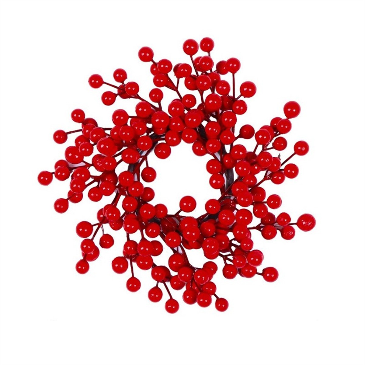 Festive Round Berry Wreath for Home Decoration Lightweight and Easy to Hang - Picture 17 of 20