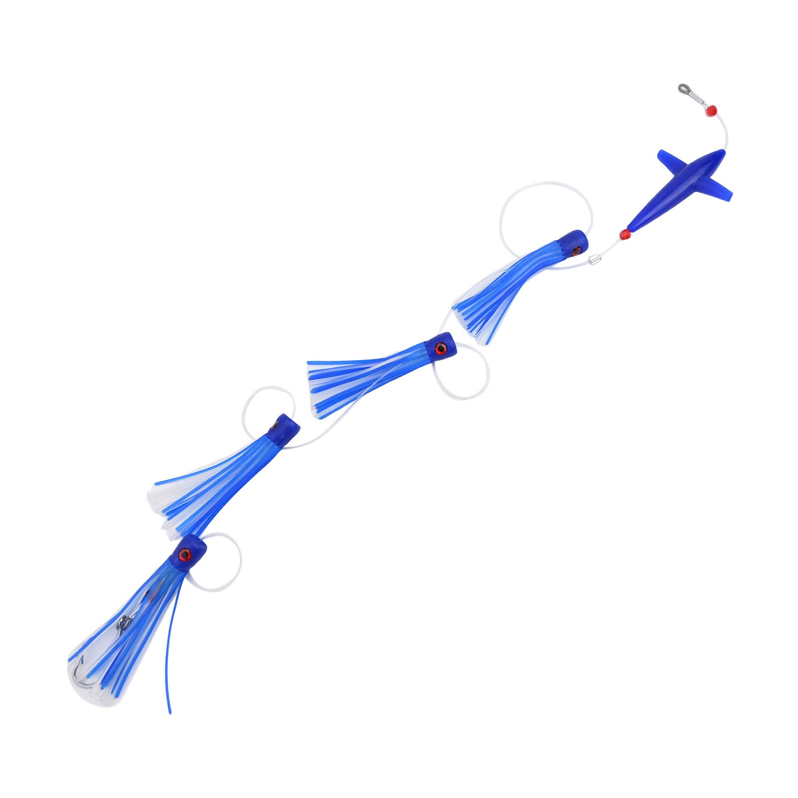 Leurre de pêche à la traîne léger mode et compact Feather Rig Bird pour un rangem