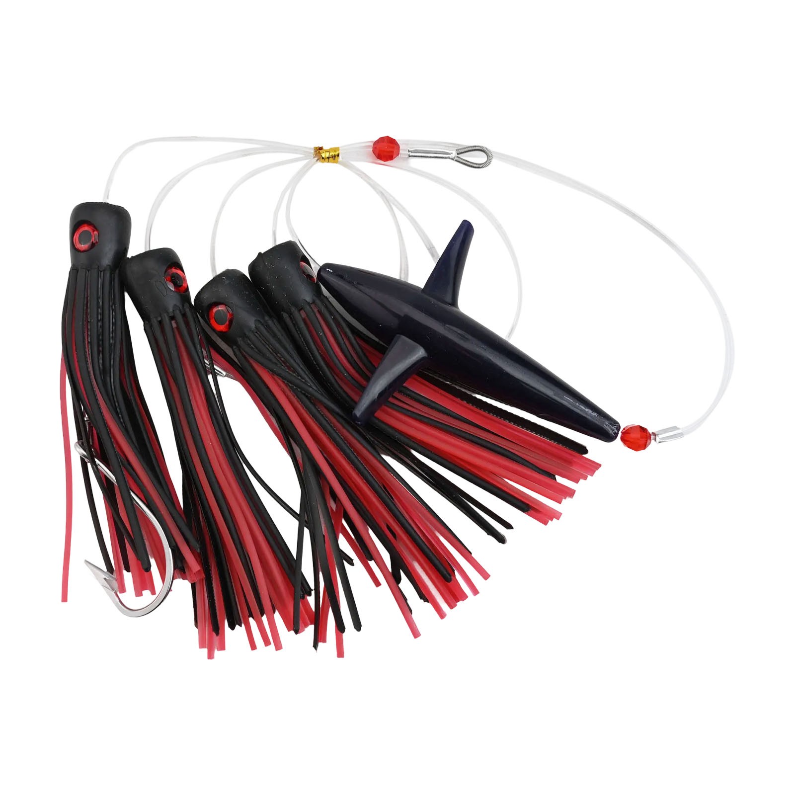 Leurre de pêche à la traîne léger et compact Feather Rig Bird pour un remise rangem