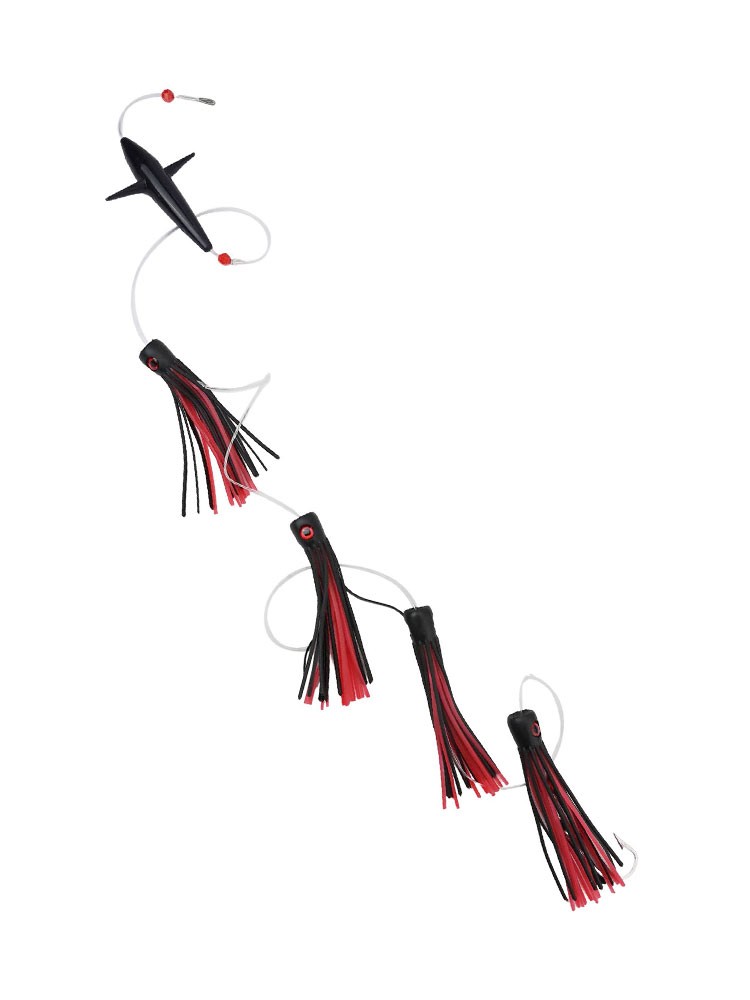 Leurre de vente en gros pêche à la traîne léger et compact Feather Rig Bird pour un rangem