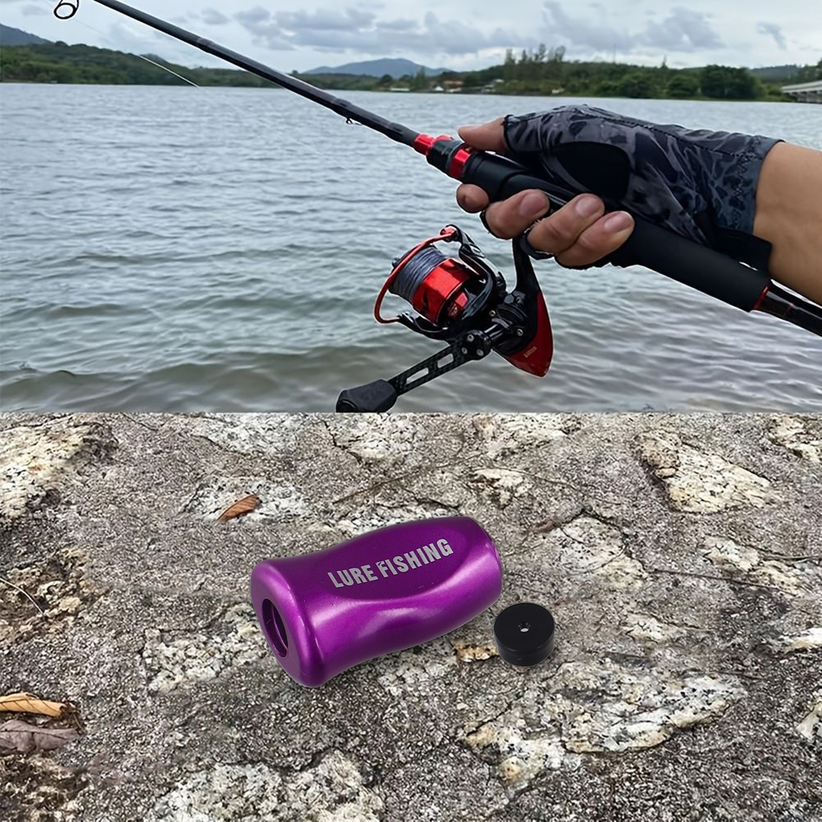 PER SLP FUNZIONA per TATULA per ZILLION per FUEGO Spinner Bait Mulinello Manopola Nuovo - Foto 66 di 103