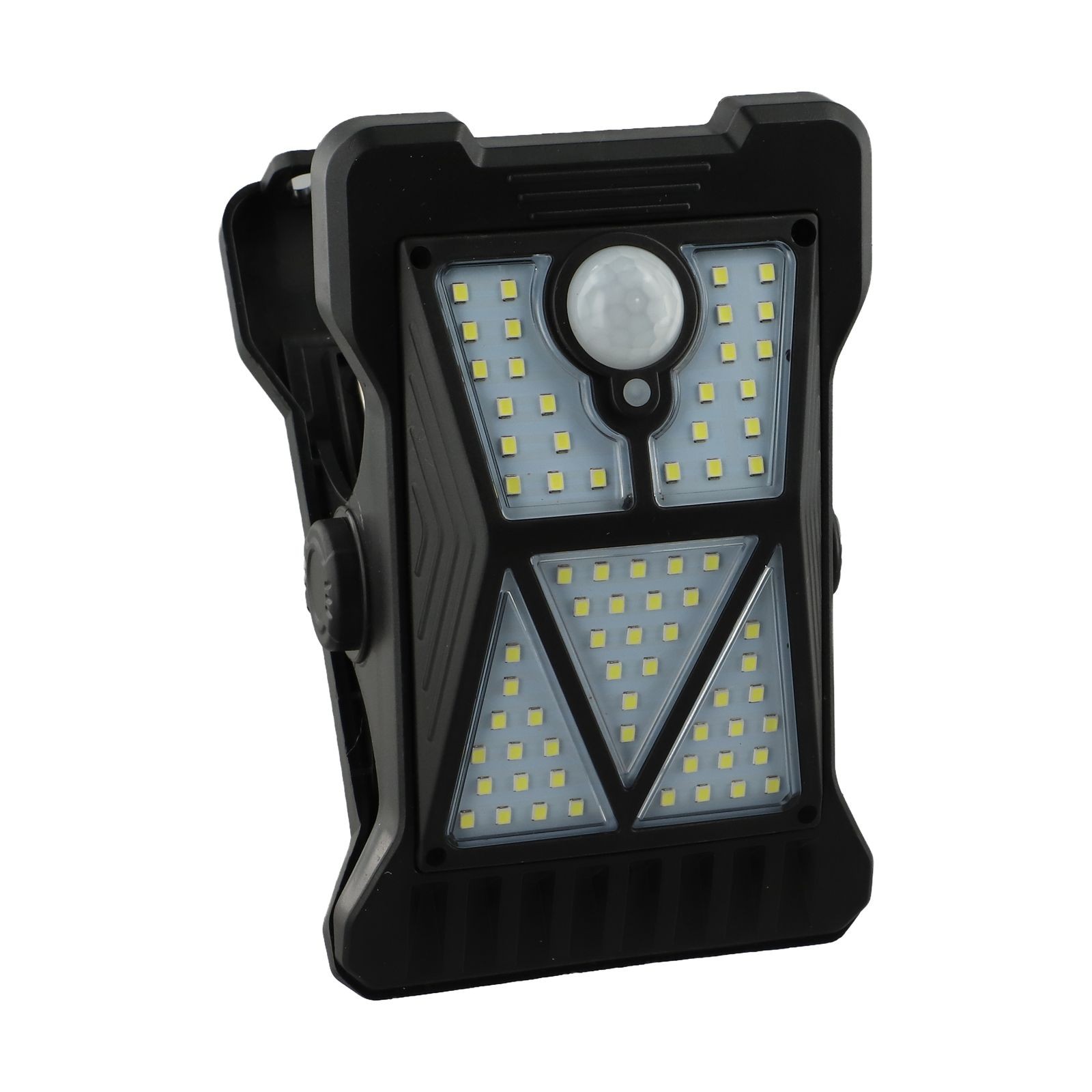 Schlanke Design Außen Solar Klemmlampe mit Menschenerkennung und Wetterschutz - Bild 26 von 28