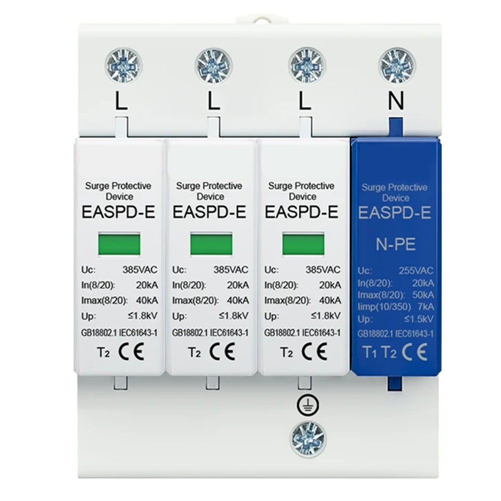 Electrical Surge Protector 385V with Visual Indicator for Appliance Safety