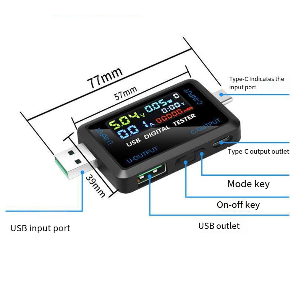 Accurate USB C Power Meter Tester with Energy Impedance Timing Features - Picture 58 of 59