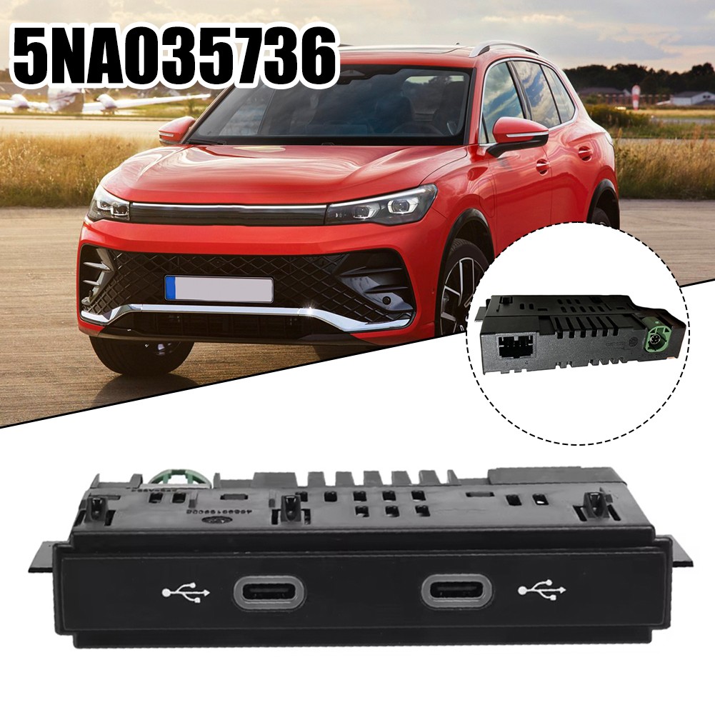 For Tiguan and For Touran Model Year Compatible Type C Charging Solution - Zdjęcie 2 z 9
