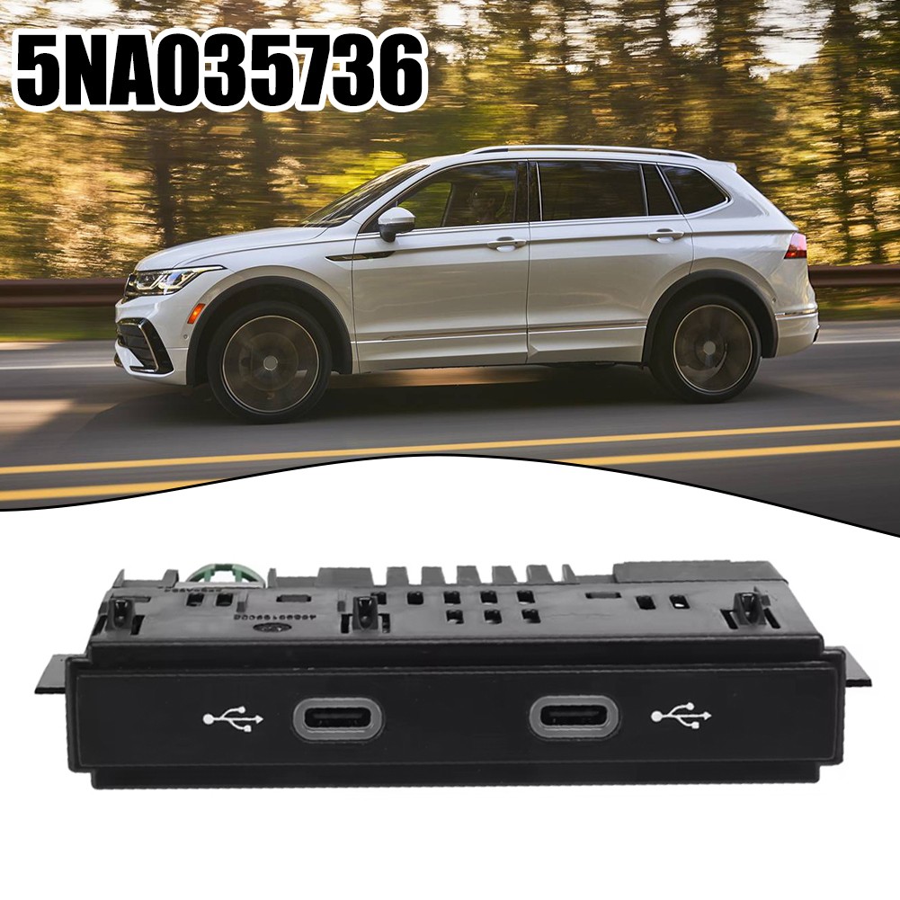 For Tiguan and For Touran Model Year Compatible Type C Charging Solution - Zdjęcie 3 z 9