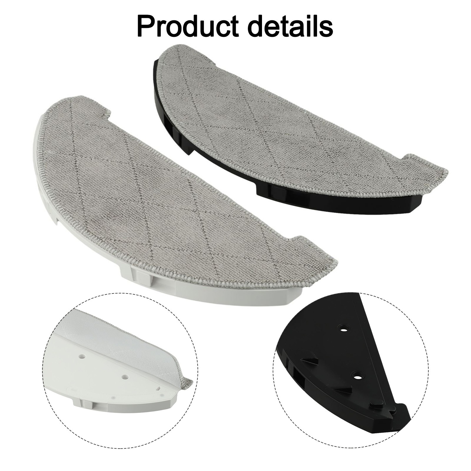 Mop Bracket and Microfiber Pads for Imou L11 For S9 Robot Vacuum Cleaners