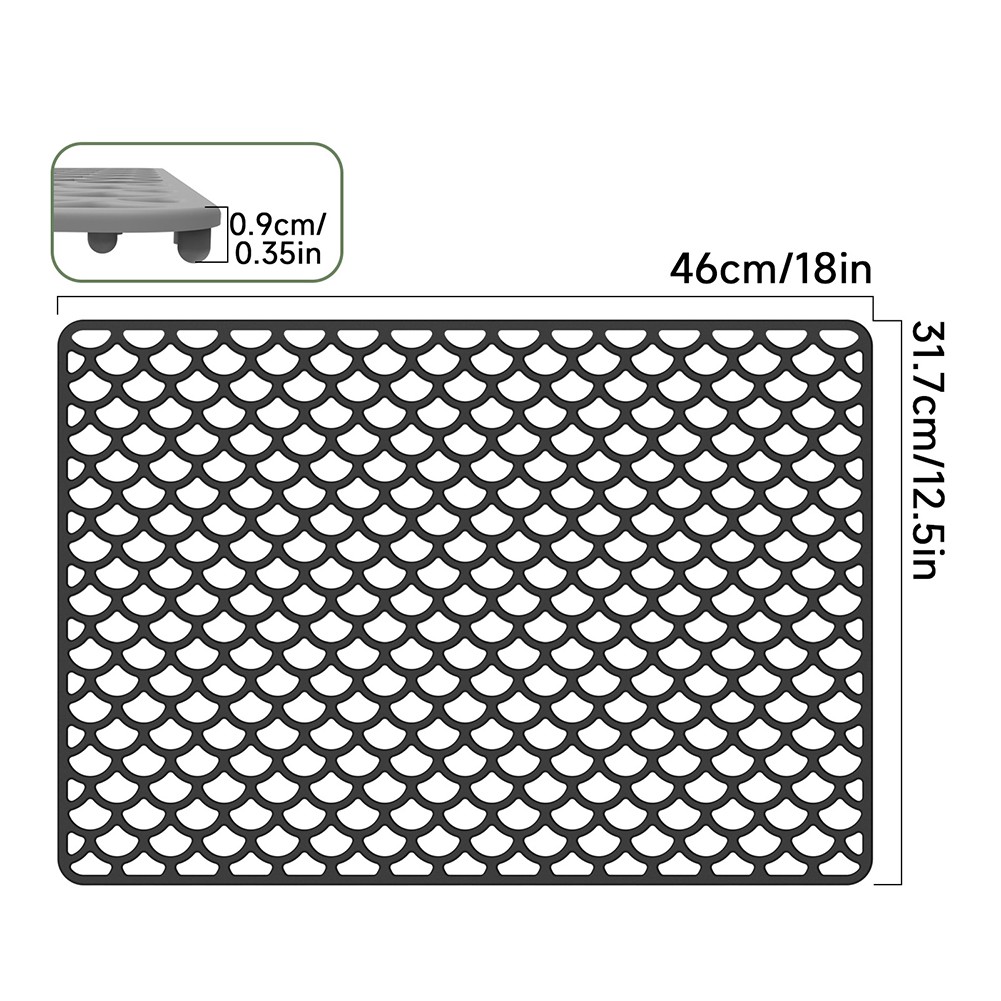 Dishwasher Safe Silicone Sink Mat Provides Reliable Protection for Your Kitchen - Picture 21 of 22