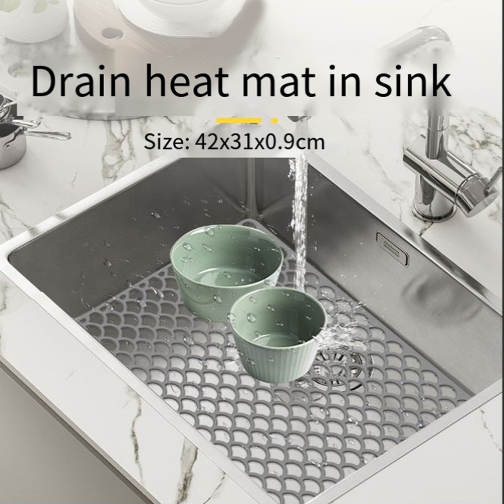 Dishwasher Safe Silicone Sink Mat Provides Reliable Protection for Your Kitchen - Picture 14 of 22