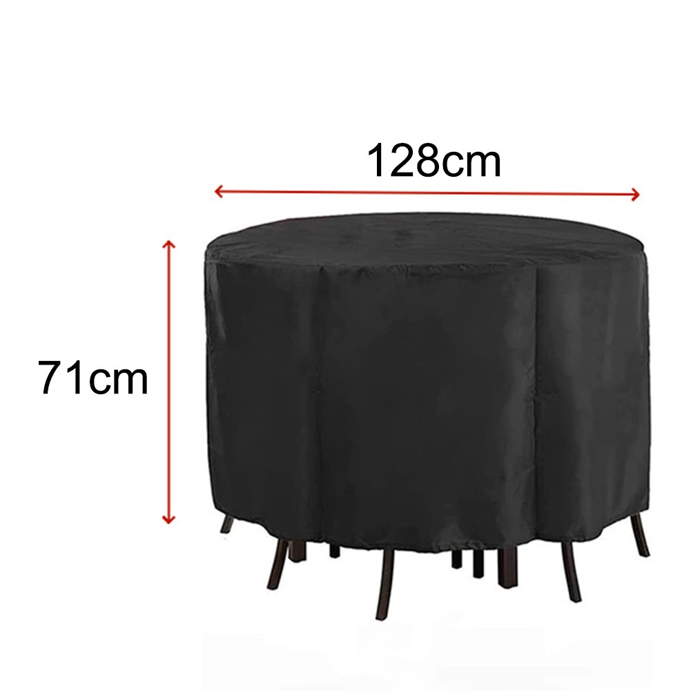 Protector de muebles de exterior Secure Fit para mesas y sillas altas redondas