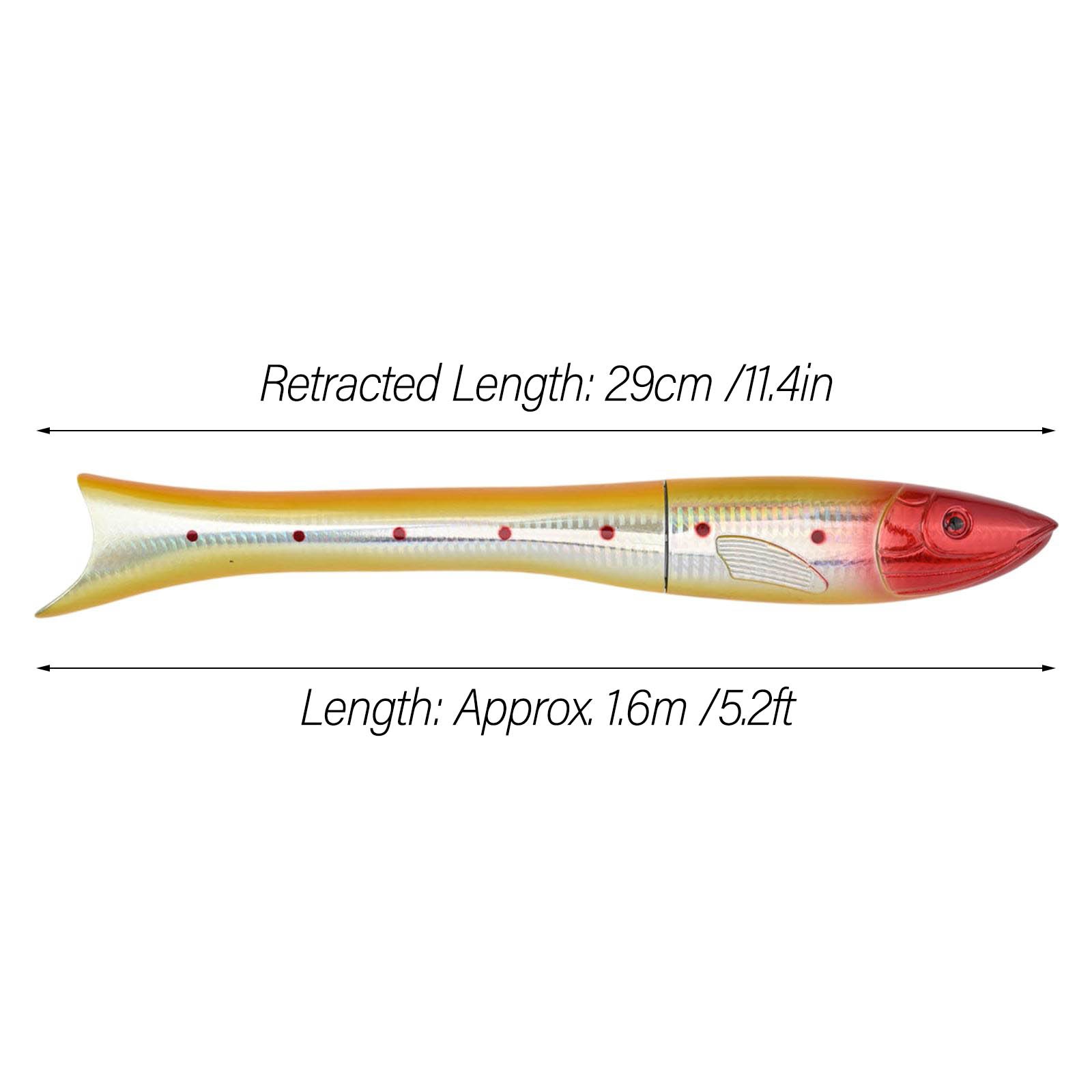 Canne à pêche en fibre de carbone forte capacité lourde design en forme de po - Imagen 36 de 43