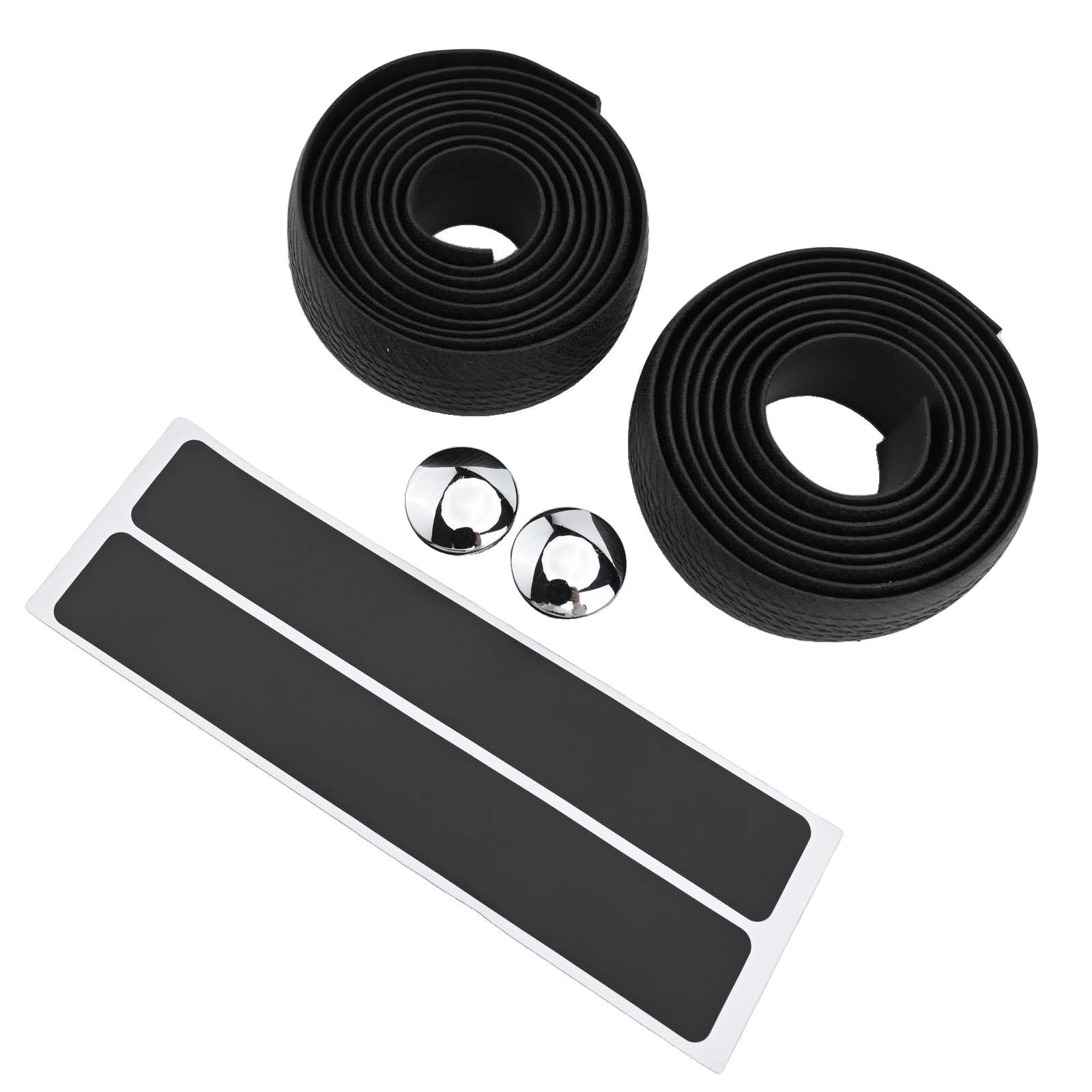 Curved Design Silicone Straps for Secure and Comfortable Bicycle Handlebars