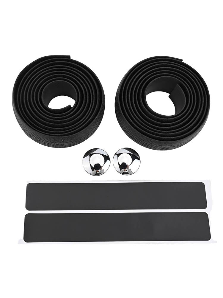 Curved Design Silicone Straps for Secure and Comfortable Bicycle Handlebars