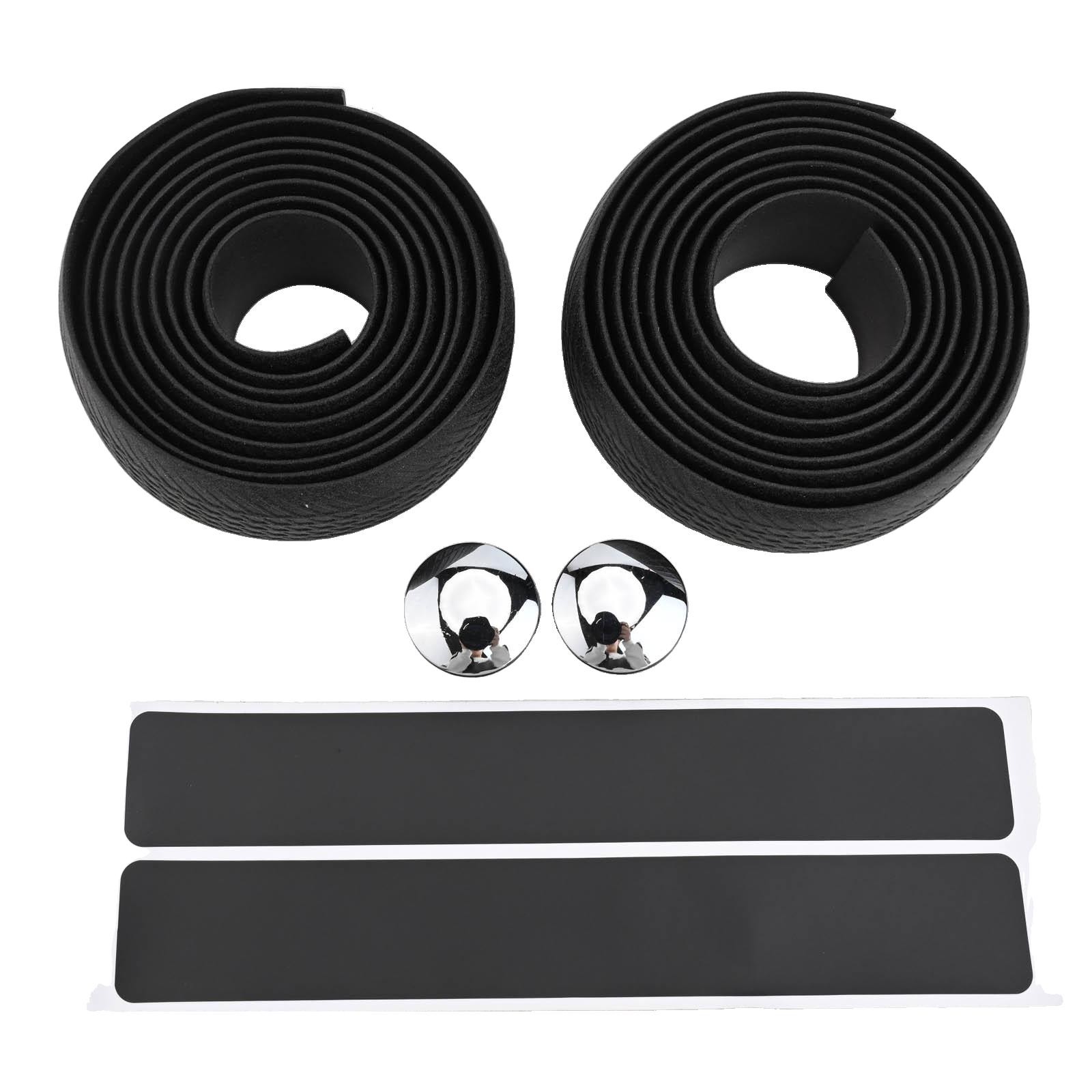 Curved Design Silicone Straps for Secure and Comfortable Bicycle Handlebars