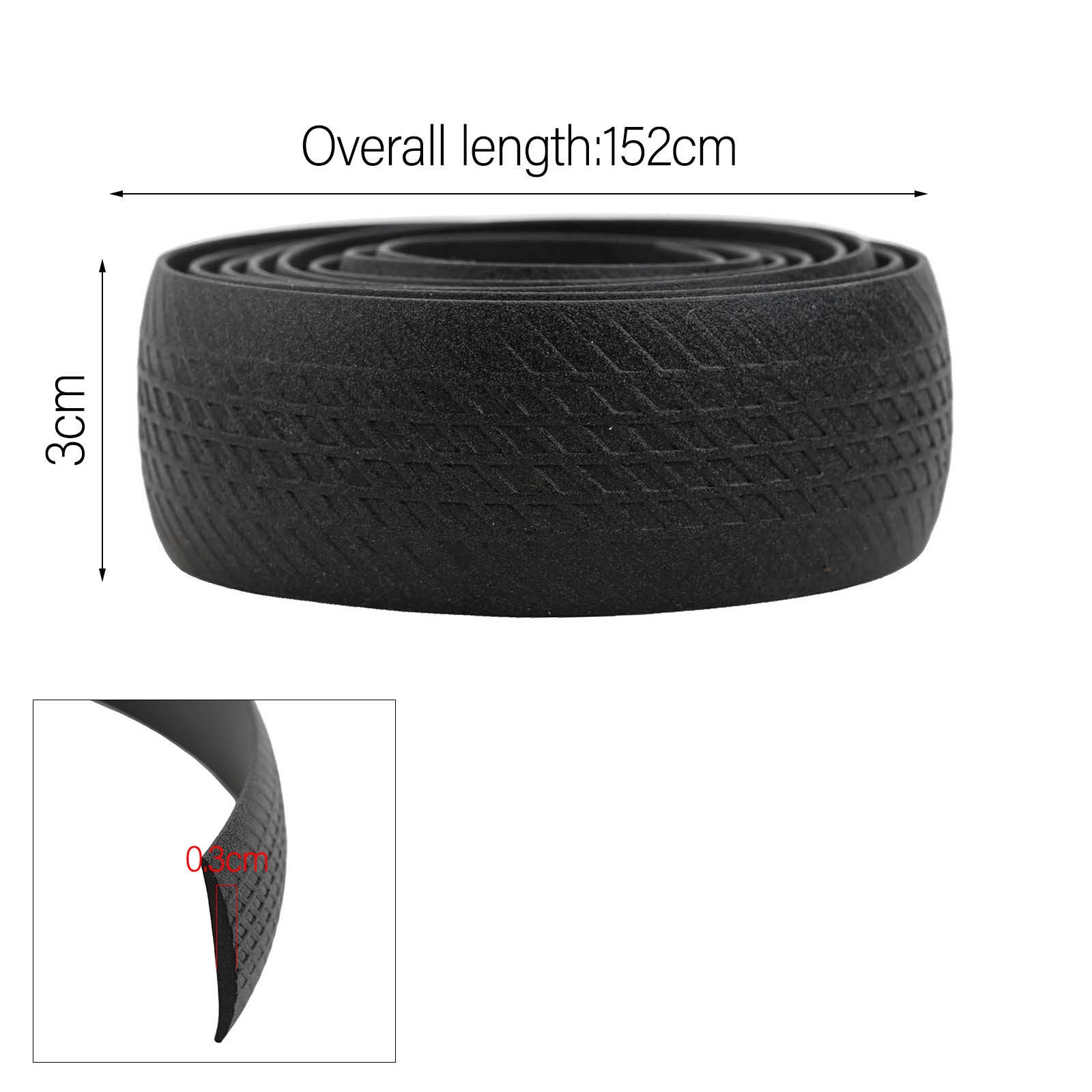 Curved Design Silicone Straps for Secure and Comfortable Bicycle Handlebars