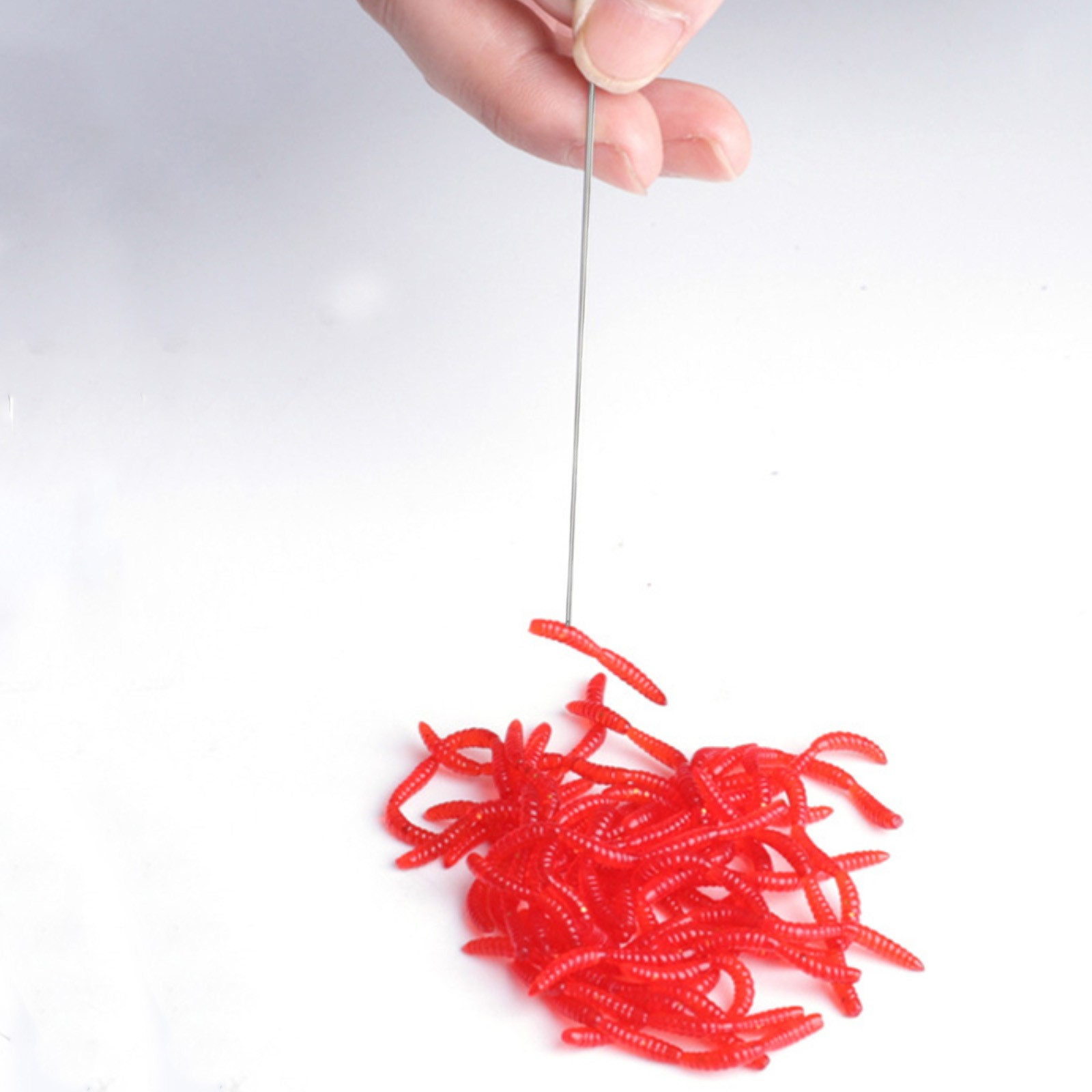 Quick Hook Ago Trapano Attrezzi da Pesca Set 5pz Aghi per Accogliere Lombrichi - Foto 35 di 42