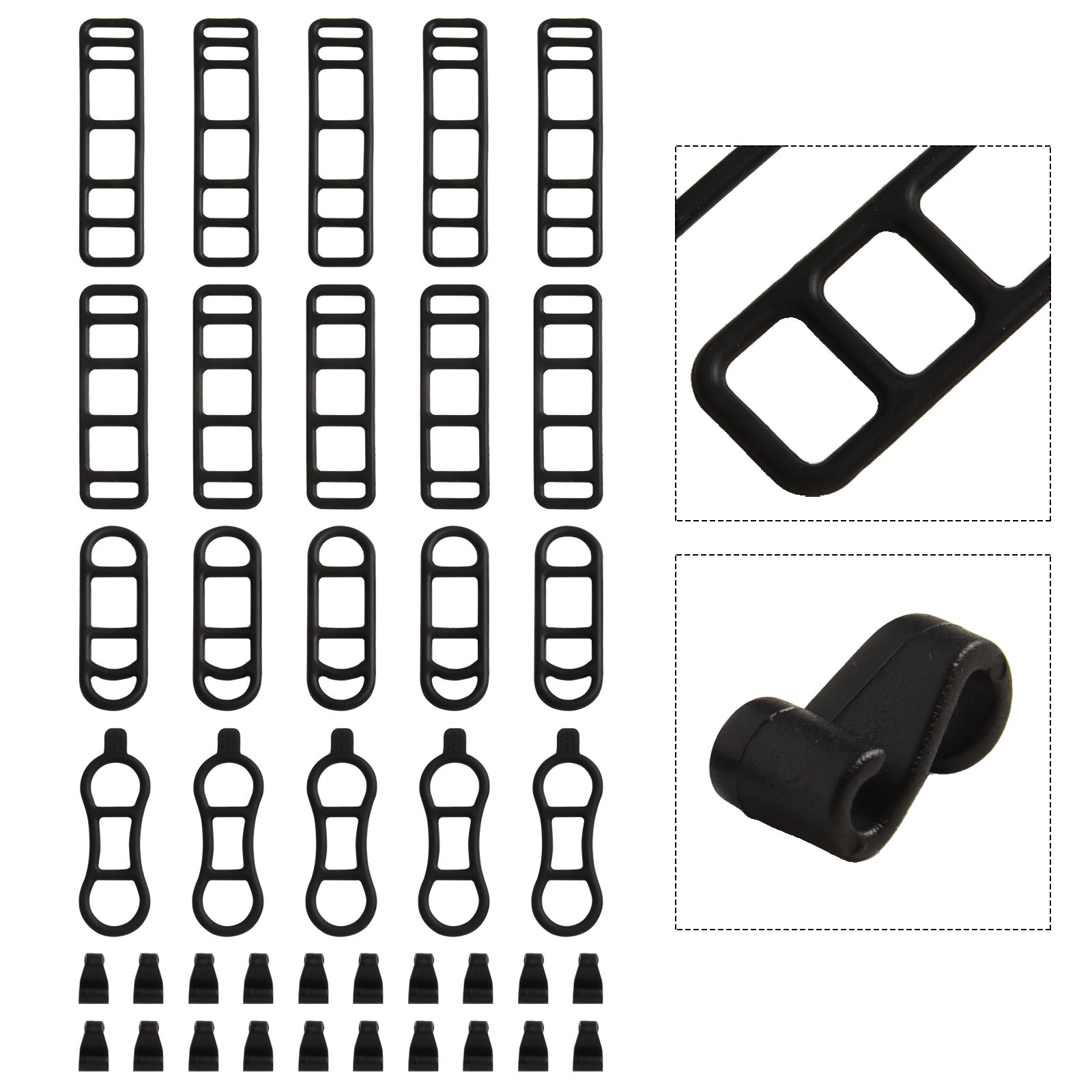Fahrradzubehör Silikon Armband Sets für Beleuchtung in zwei Größen erhältli - Picture 20 of 28