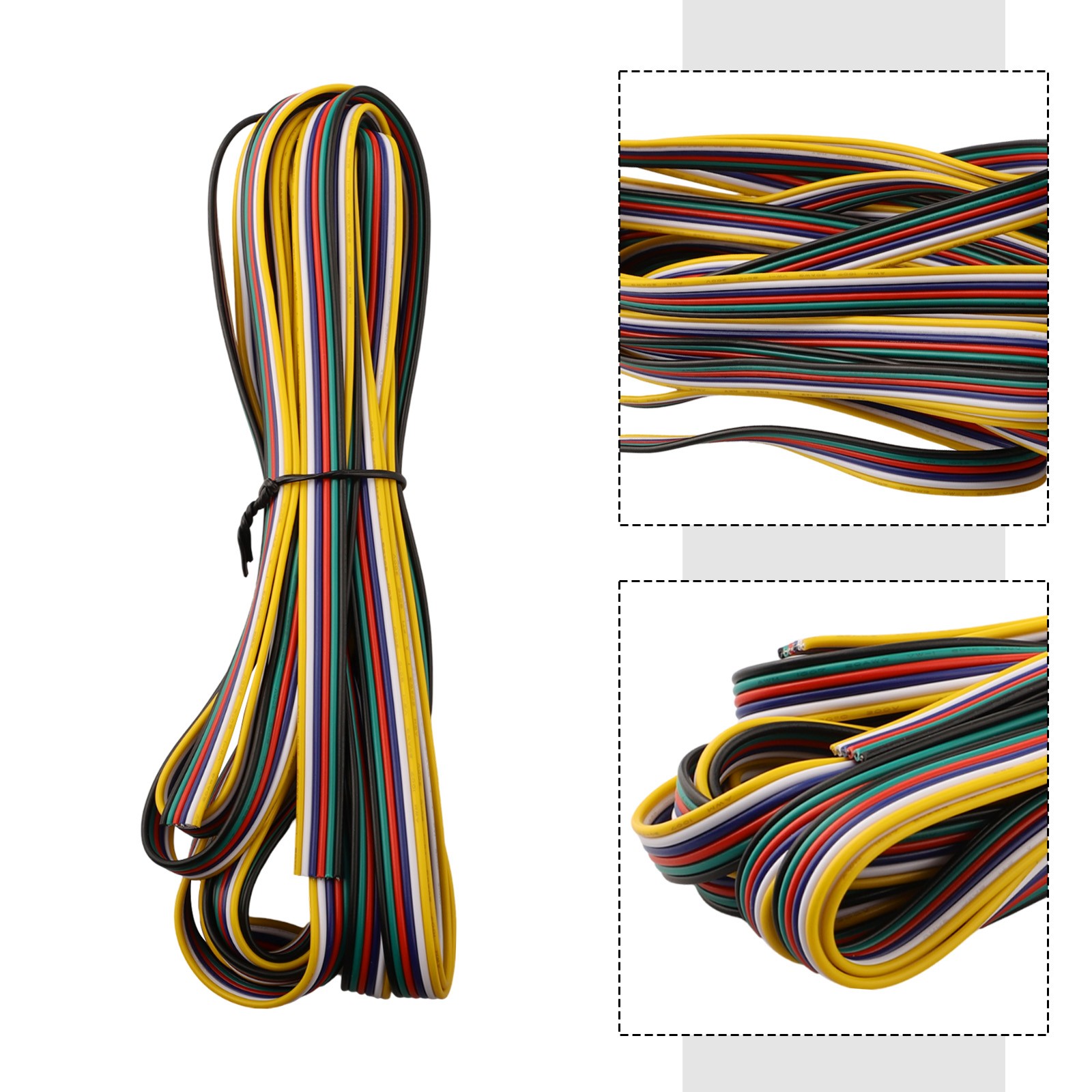 Easy Twisting For LED Bulbs 6 Pin Wire Cord Acid And Alkali Resistant Anti-aging - Picture 14 of 26