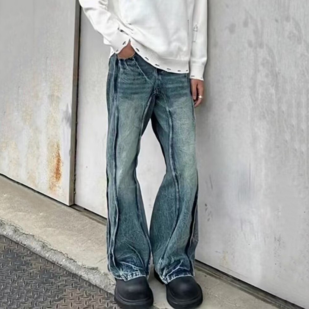 Fashion Forward Mens Straight Trousers with a Comfortable and Stylish Cut - Bild 13 von 42