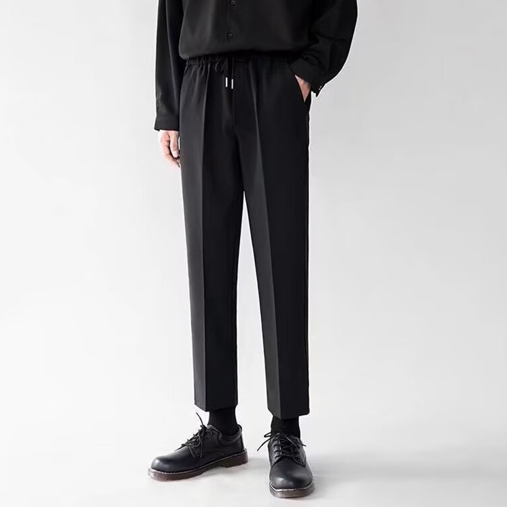 Straight Leg Mens Casual Pants Simple Style Ideal for Everyday Activities - Picture 13 of 18