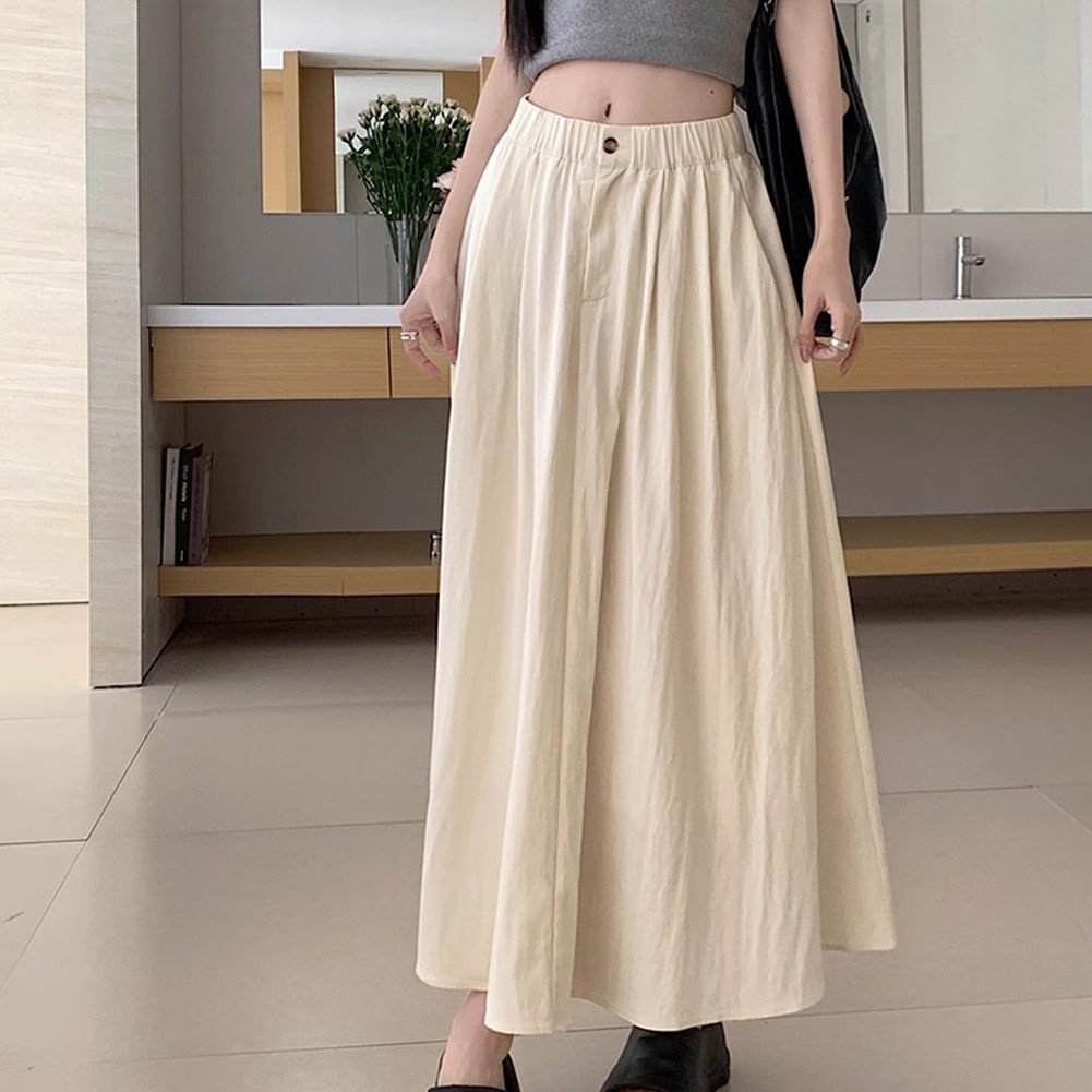 Womens Casual Wear New Pleated Maxi Skirt in Elegant High Waisted Style - Picture 14 of 42