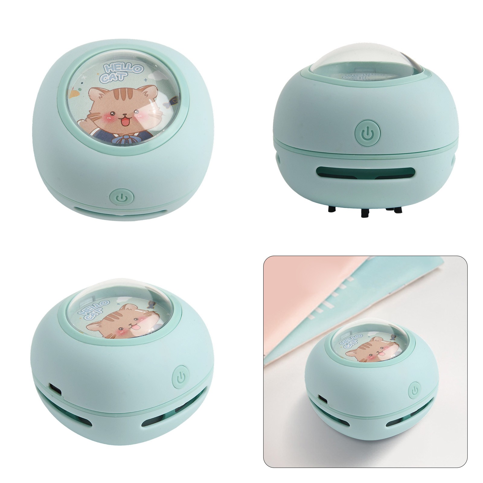 Desktop Vacuum Cleaner with Long Battery Life and Stylish Color Options - Afbeelding 19 van 28