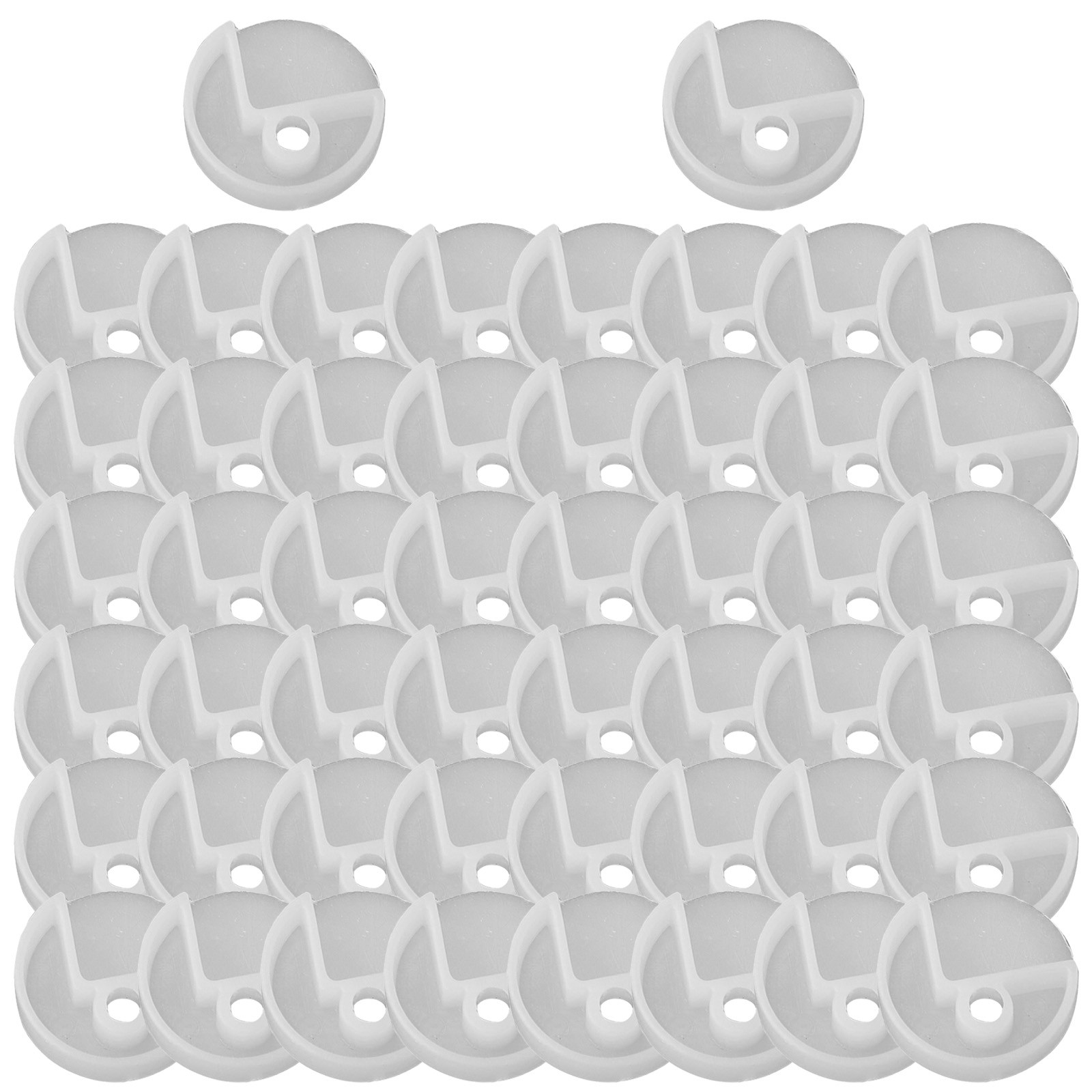 Streamlined Frameless Mirror Hanging 2050pcs Plastic Wall Fixing Clips - Bild 40 von 61