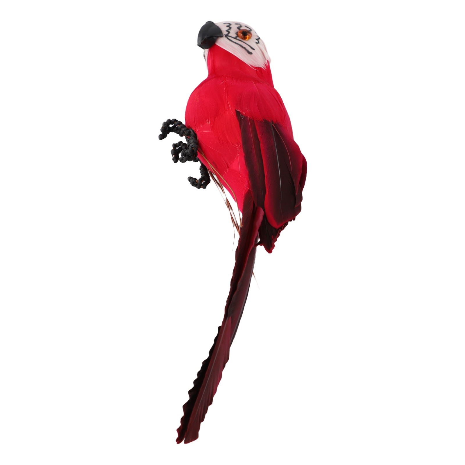 1 Artificiel Faux officiel Perroquet Réaliste Plumes Bird Imitation Jardin Ornement 25cm