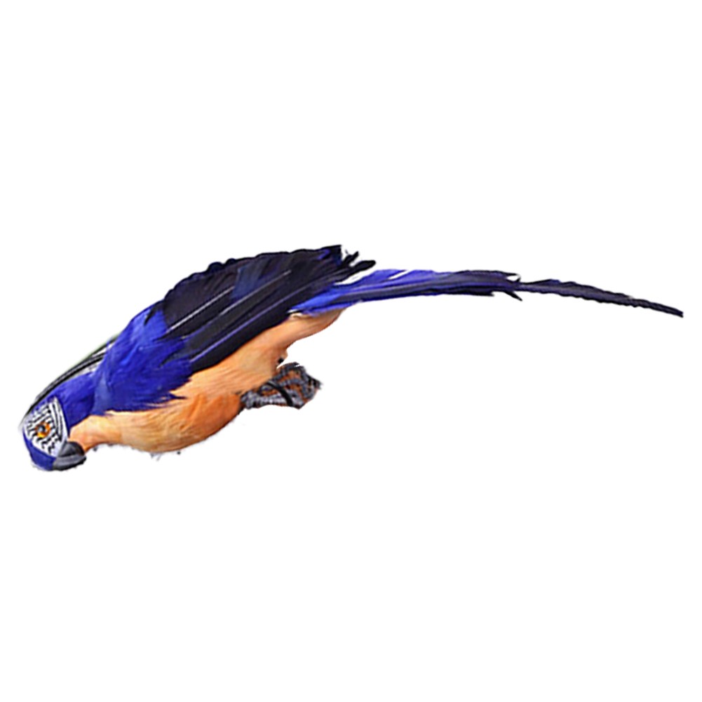 1 Artificiel Faux Perroquet Réaliste Plumes Bird offres Imitation Jardin Ornement 25cm