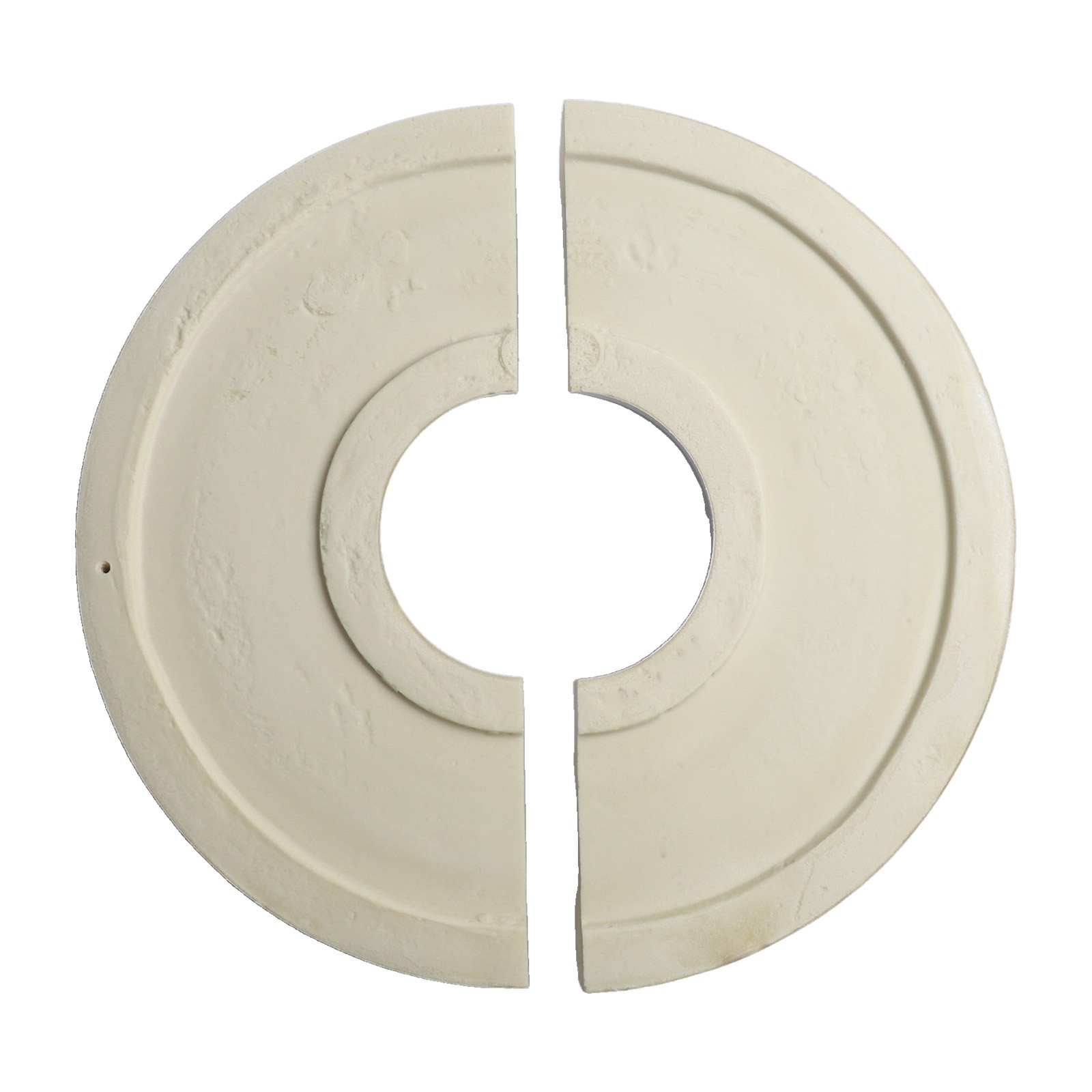 Deckenmedaillon Aus Polyurethan – Rund, Ø 315 Mm, Weiß, Für Kronleuchter & Ventilatoren