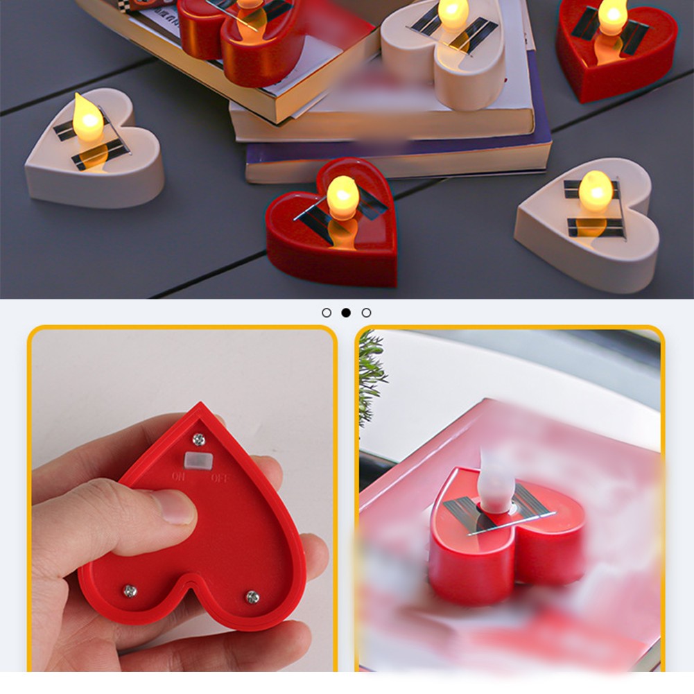Lumi��res de ventes exceptionnelles Jardin Solaires Imperm��ables avec Amour Design 6pcs Solution D��co