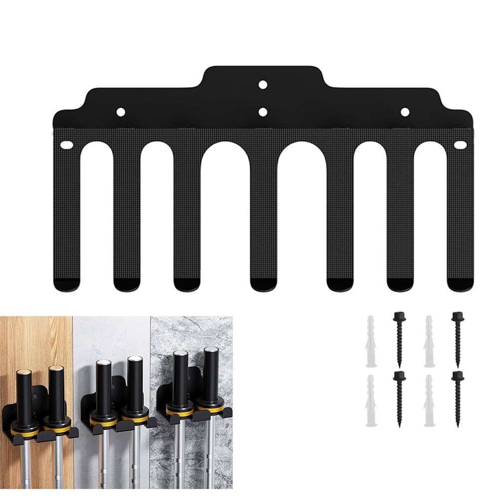 Yonuaret Langhantel Wandhalterung - Platzsparende Hantelstangen Aufbewahrung