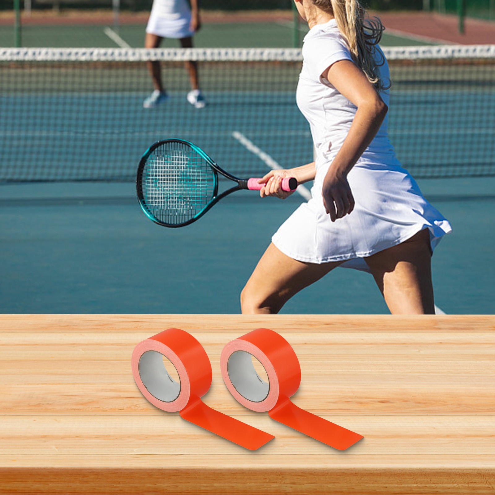 20M Wasserdicht Pickleball Court Band Rutschfeste Bodenmarkierungen für Sicherh - Bild 29 von 34