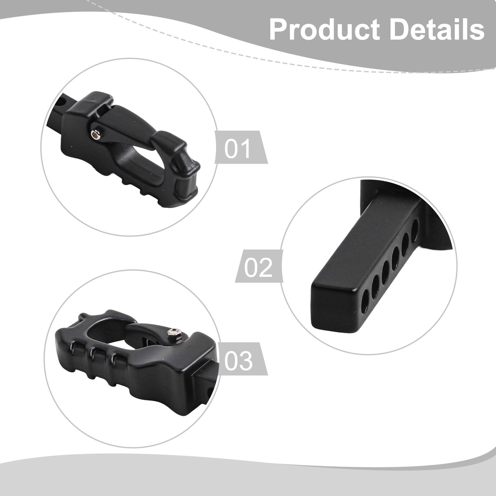 Scale Trailer Hitch Tow Hook for RC Cars For TRX4 For SCX10 For KM 1/10 1/8 - Picture 47 of 57